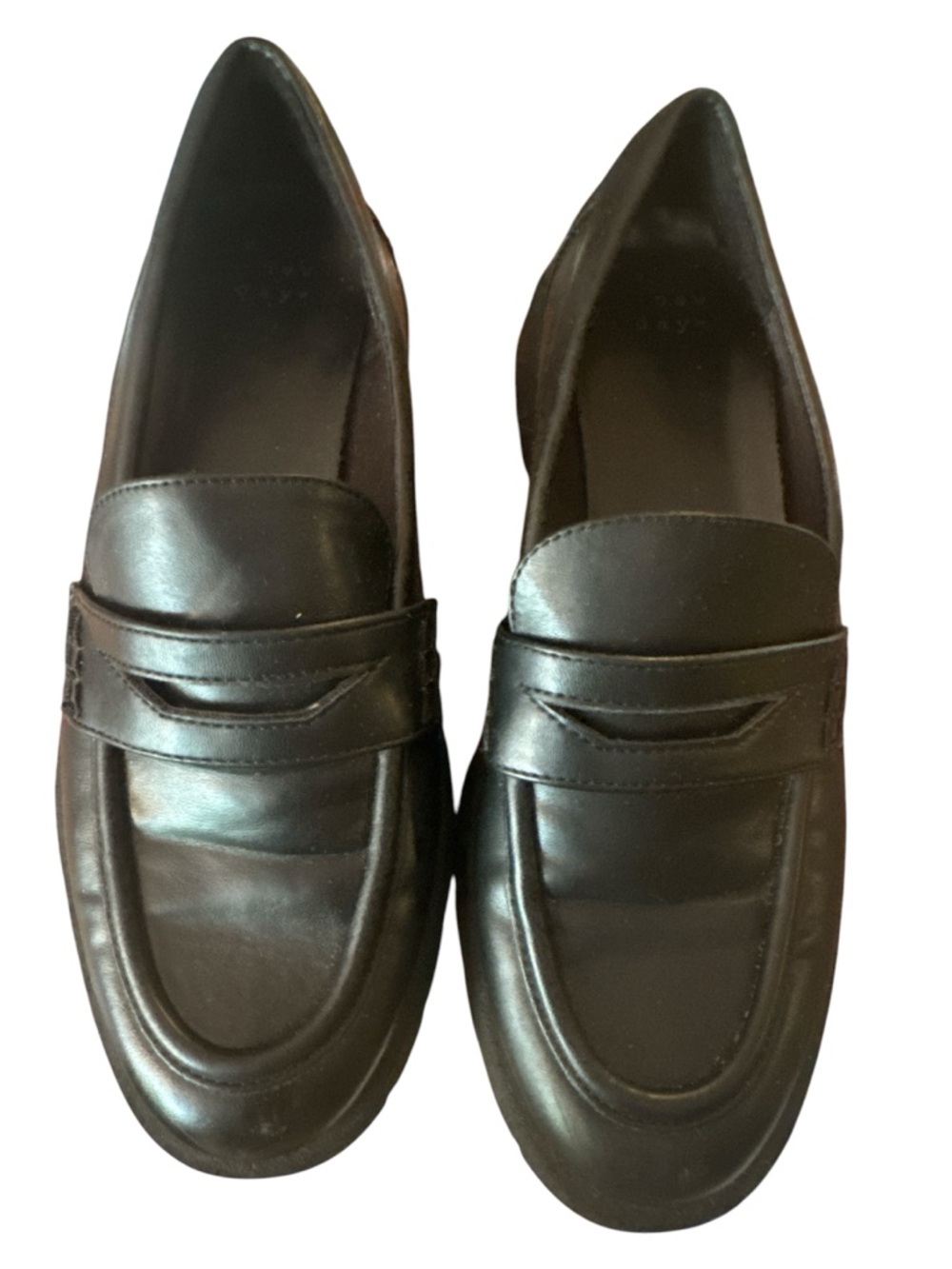 A New Day Black penny Loafers - Size 7.5